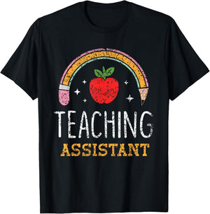 Teaching Assistant Teacher Assisting Teaching Assistant T-Shirt - T-Shirt | Black