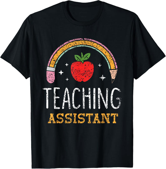 Teaching Assistant Teacher Assisting Teaching Assistant T-Shirt - T-Shirt | Black