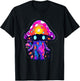 EDM Festival Trippy Art Mushroom Psychedelic Rave T-Shirt - T-Shirt | Black