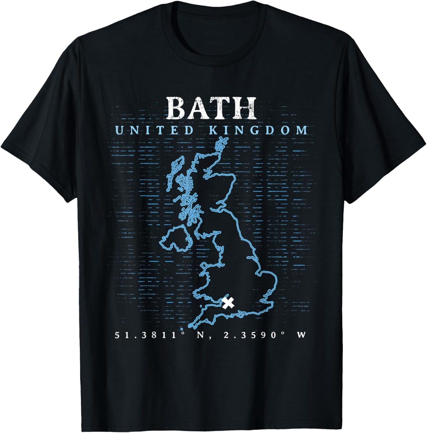 UK Bath T-Shirt - T-Shirt | Black