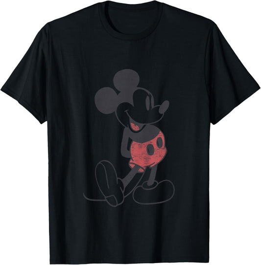 Kids Disney Mickey and Friends Classic Mickey Vintage Toddler T-Shirt - T-Shirt | Black