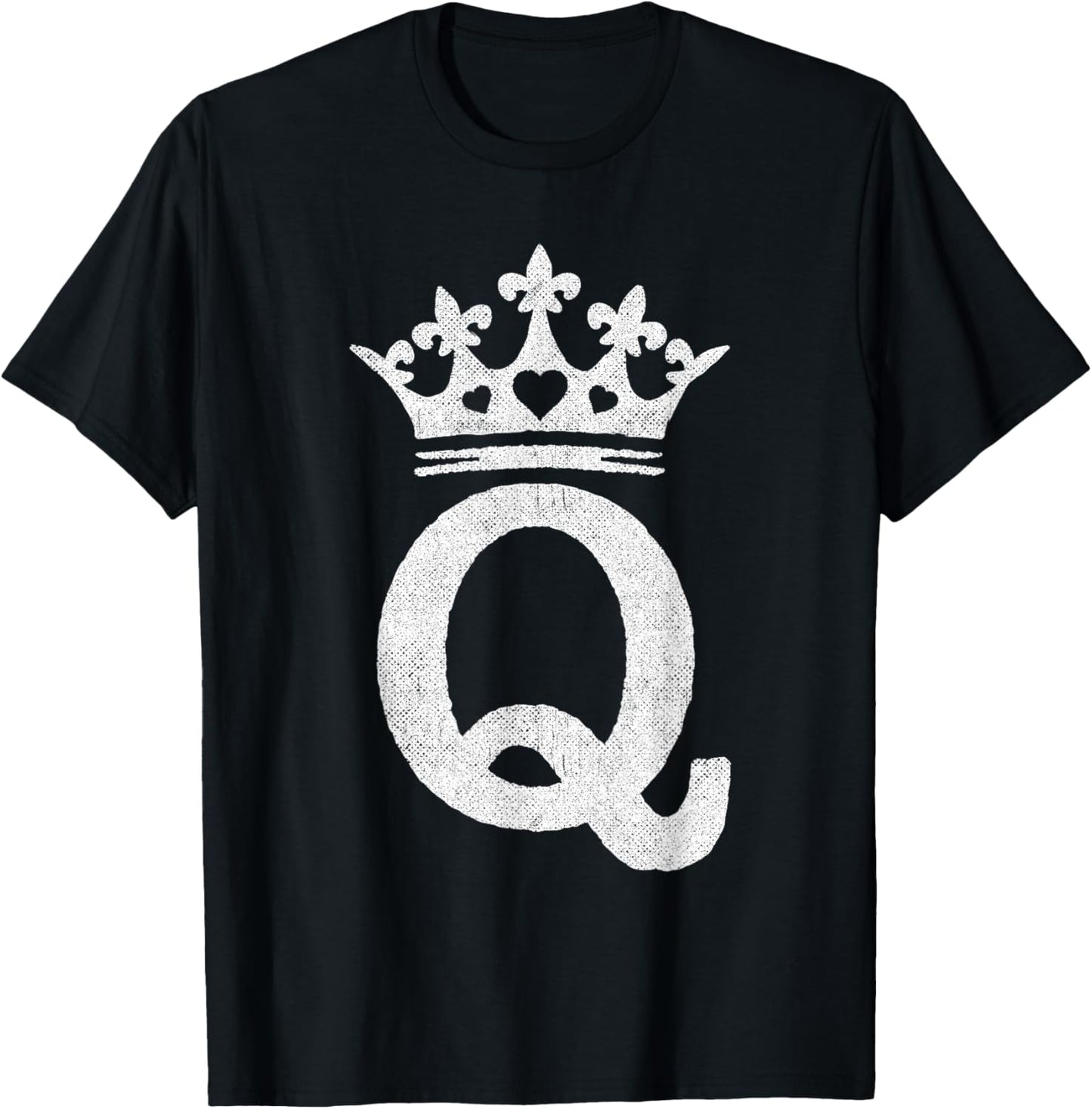 Queen Hearts Halloween Costume - Valentines Queen of Hearts T-Shirt - T-Shirt | Black