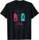 Running Like A Girl Try To Keep Up Funny Runner Girls Joke T-Shirt - T-Shirt | Black