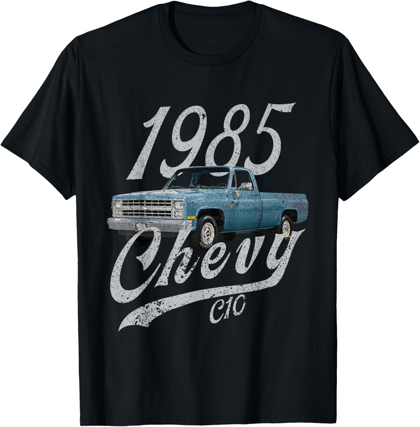 1985 Chevys 85 Classic C10 T-Shirt - T-Shirt | Black