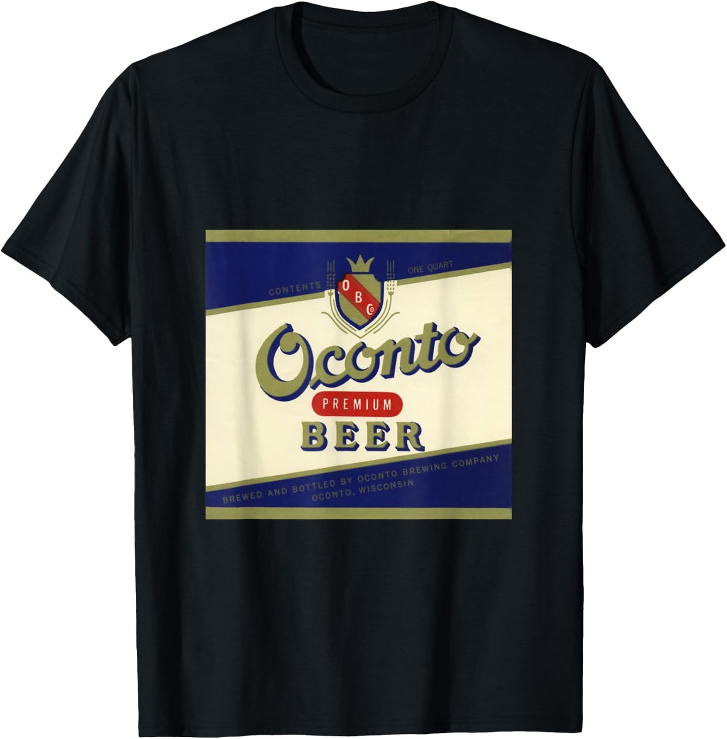 Oconto Beer T-Shirt - T-Shirt | Black
