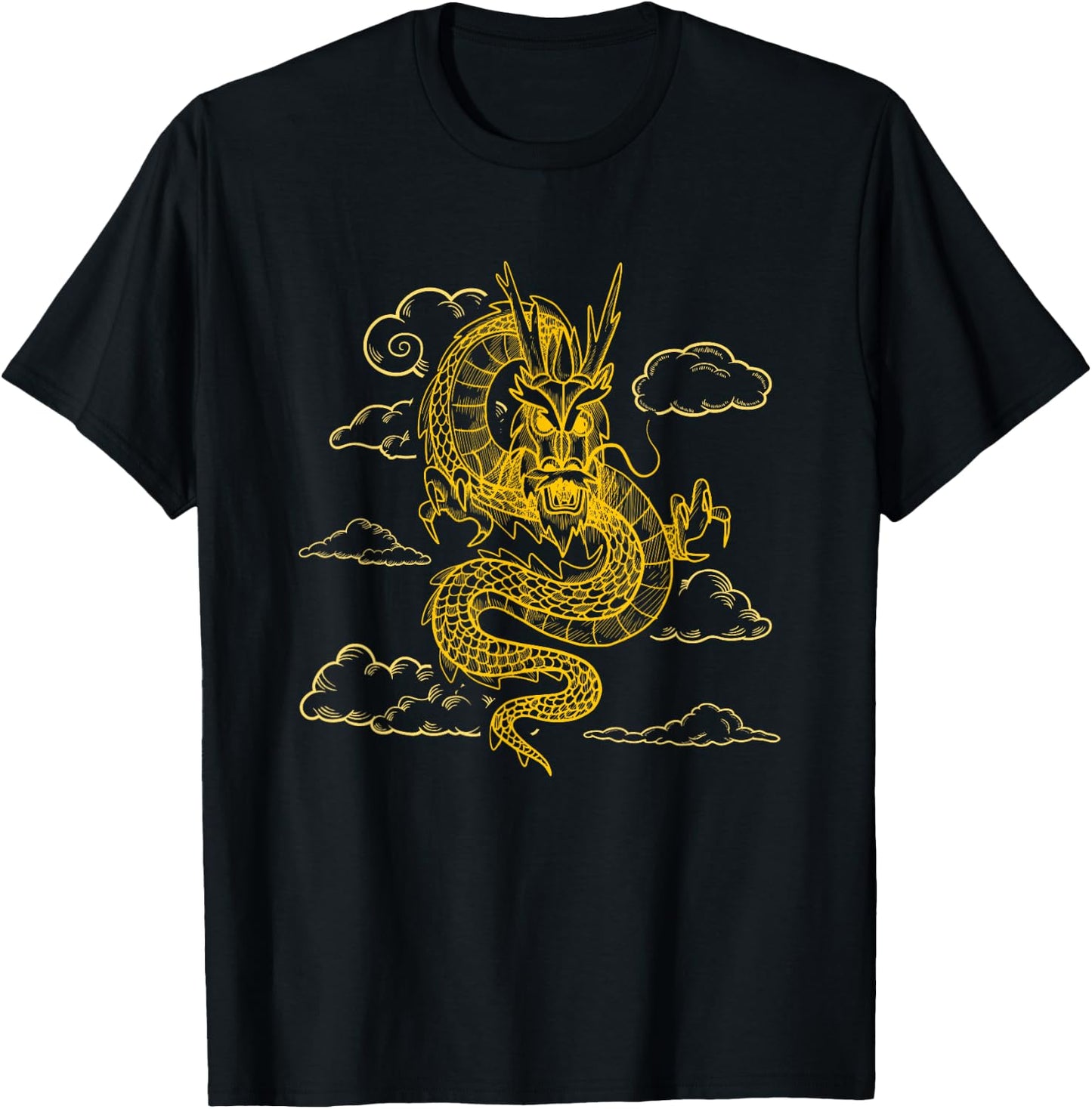 Chinese Dragon T-Shirt - T-Shirt | Black