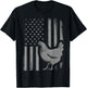 American Flag Chicken Lover Gift Patriotic Flag Gift Men T-Shirt - T-Shirt | Black