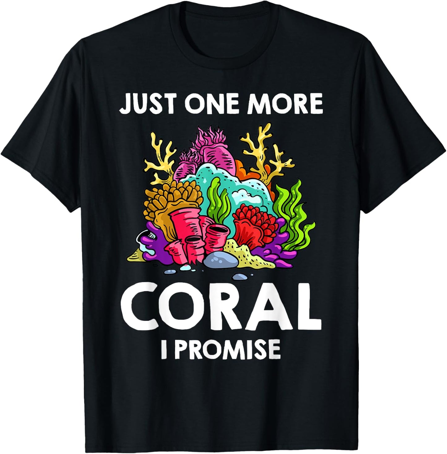 Coral Frag Reef Aquarium Fish Tank Aquarist T-Shirt - T-Shirt | Black