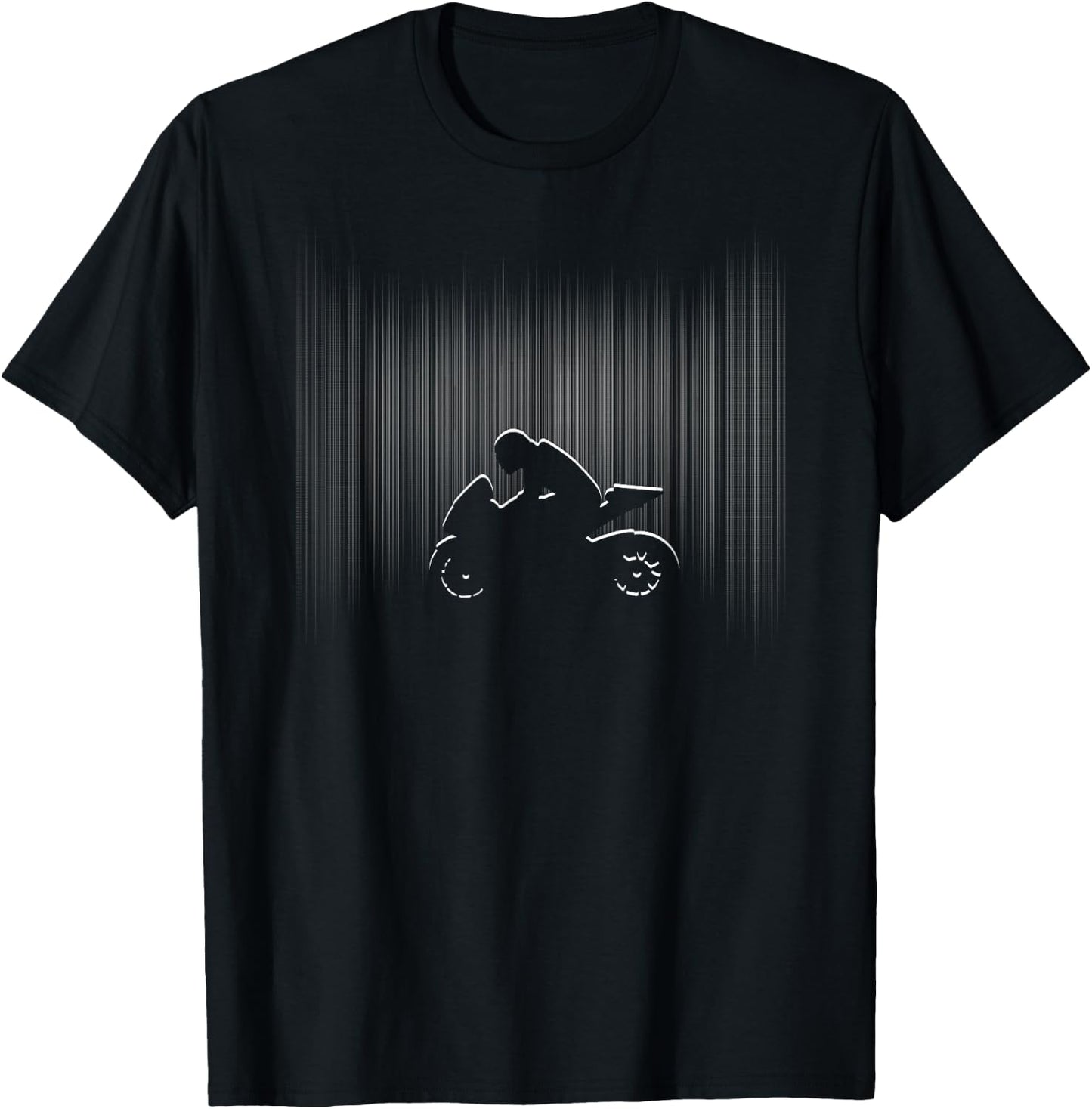 Motorcycle Clothing for Bikers Classic Fit Black Motorcycle T-Shirt - T-Shirt | Black