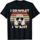 I do what I want funny Standard Poodle Vintage Retro T-Shirt - T-Shirt | Black