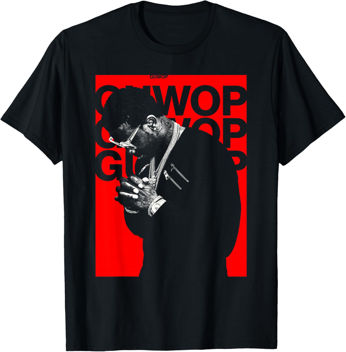 Gucci Mane GUWOP Pose T-Shirt - T-Shirt | Black