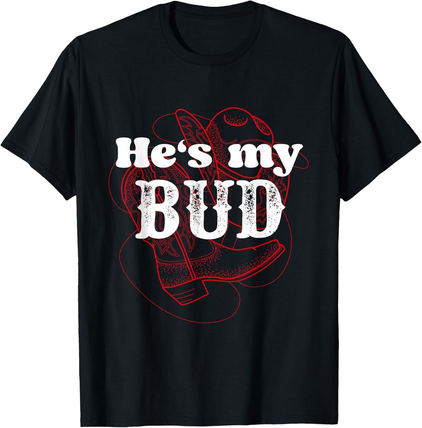 Texas Bud Texas Sissy Square Dance Couple Rodeo T-Shirt - T-Shirt | Black