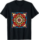 Traditional Kazakh Pattern T-Shirt - T-Shirt | Black