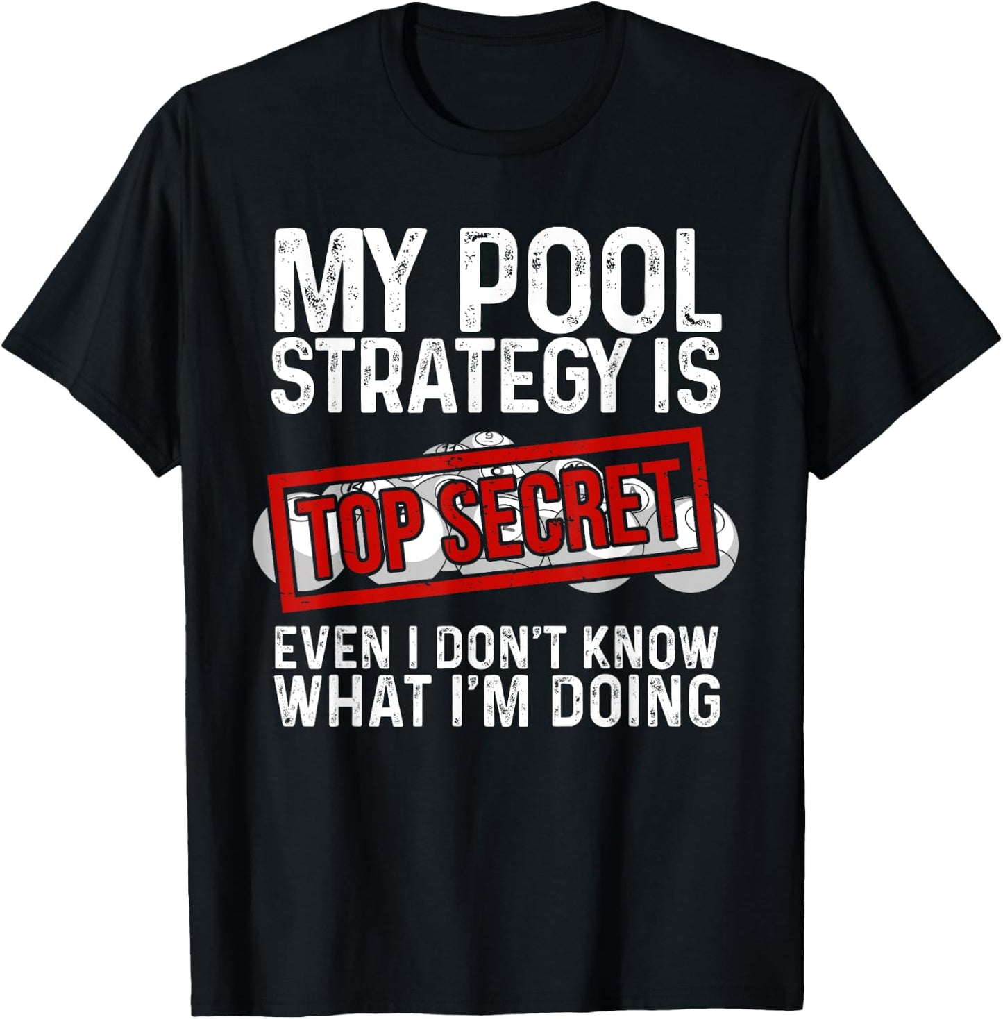 Funny Pool Player Billiards Gift Women Game Play T-Shirt - T-Shirt | Black