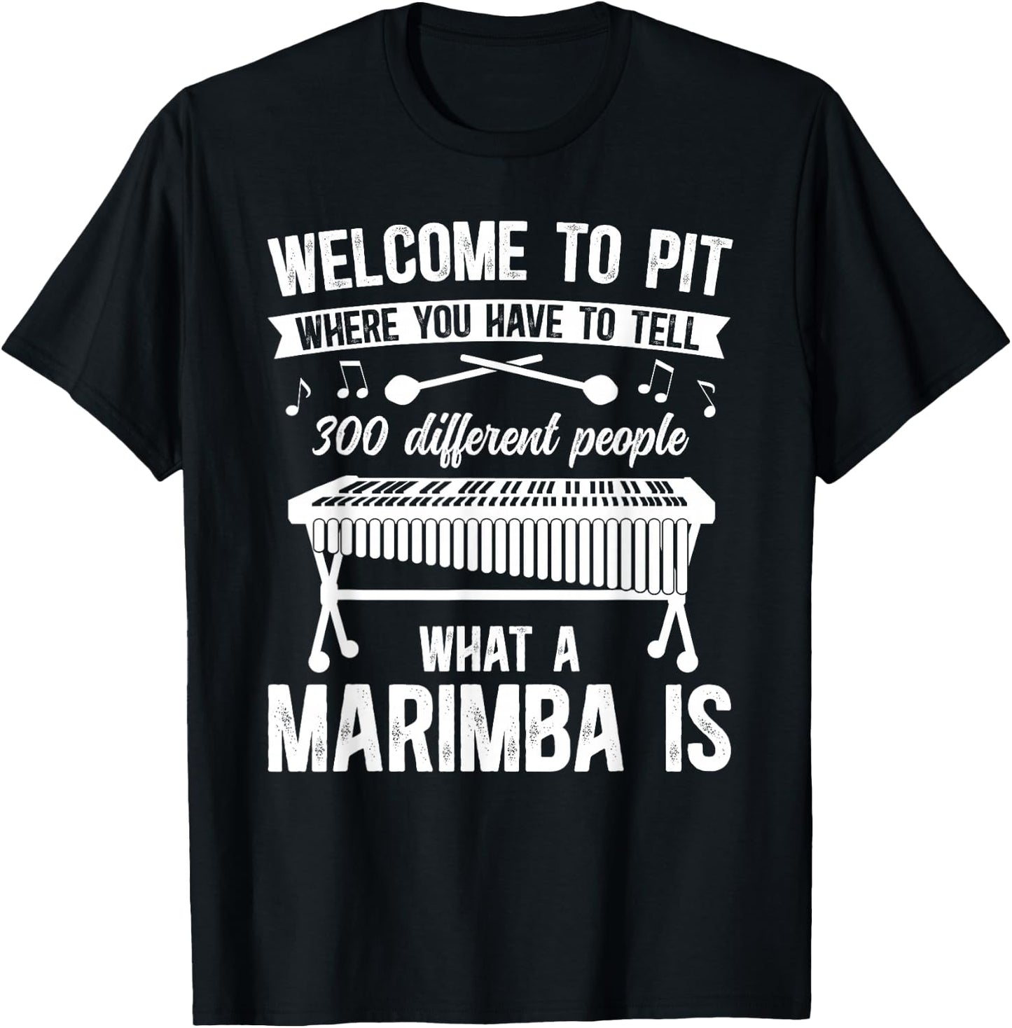 What A Marimba is Marimba Lover Marimba Player T-Shirt - T-Shirt | Black