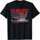 WW2 Battleship USS New Jersey BB-62 World War 2 Ship Boys T-Shirt - T-Shirt | Black