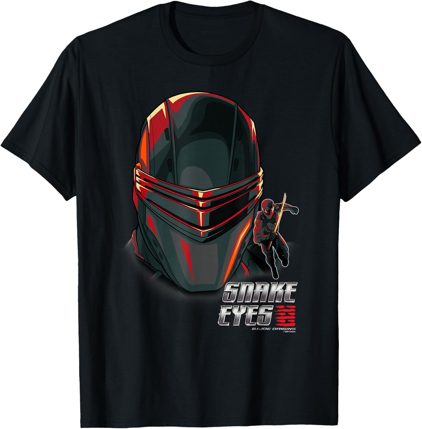 Snake Eyes Big Hero Snake Eyes T-Shirt - T-Shirt | Black