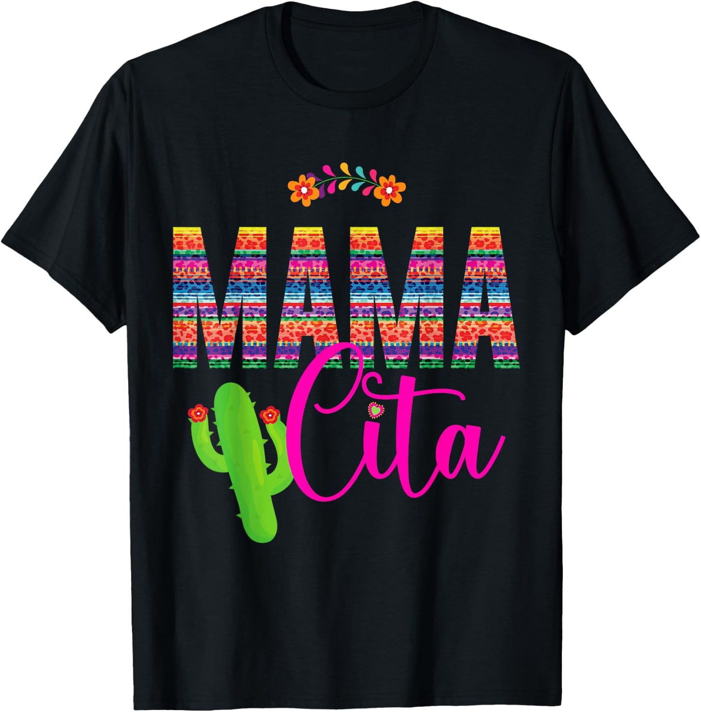Mamacita Cinco de Mayo 5 De Mayo Cactus Fiesta Women T-Shirt - T-Shirt | Black