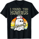 Halloween Nurse Found This Humerus Scrub Top Costume Women T-Shirt - T-Shirt | Black