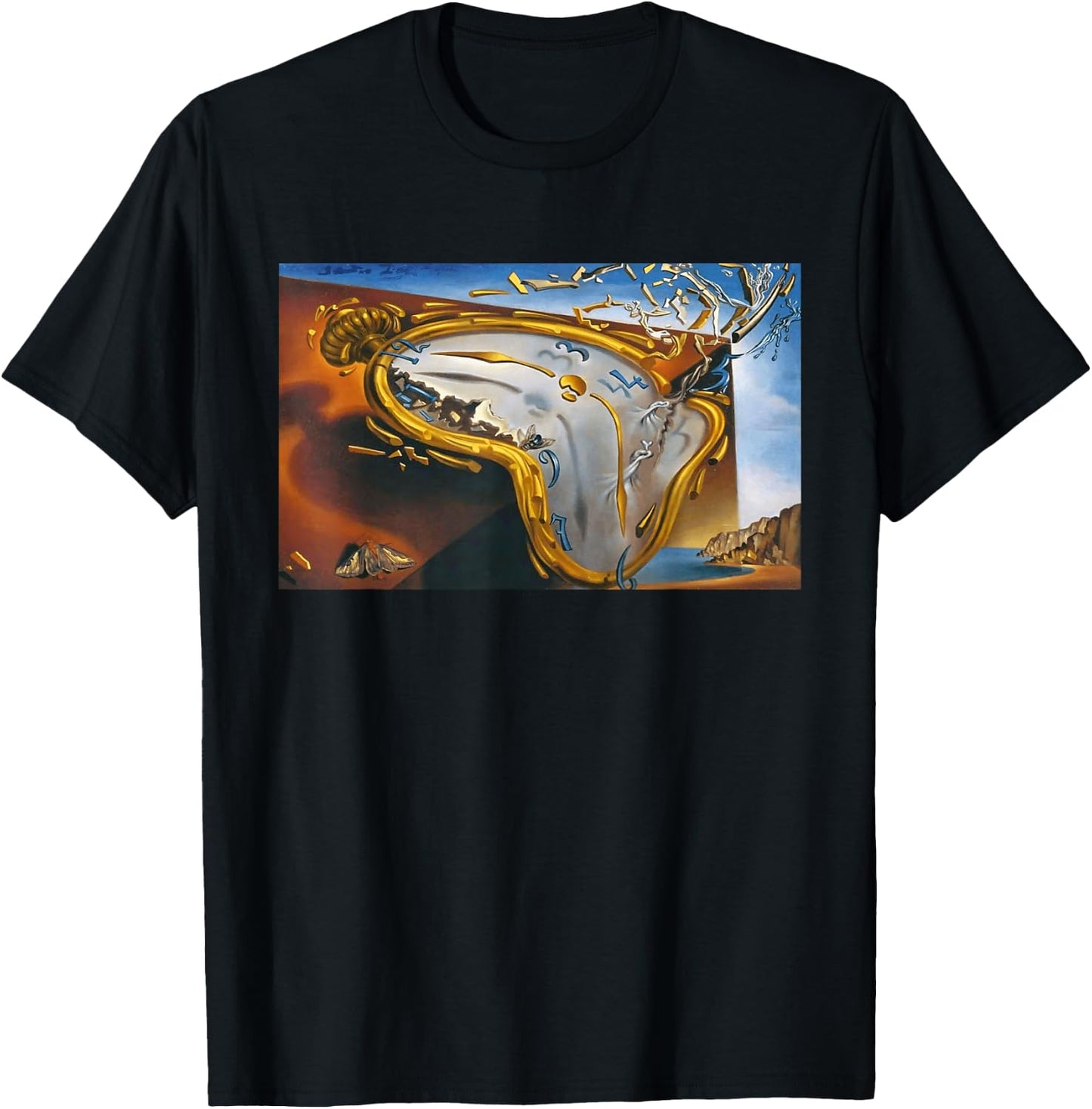 Famous Painting Illustration. T-Shirt - T-Shirt | Black
