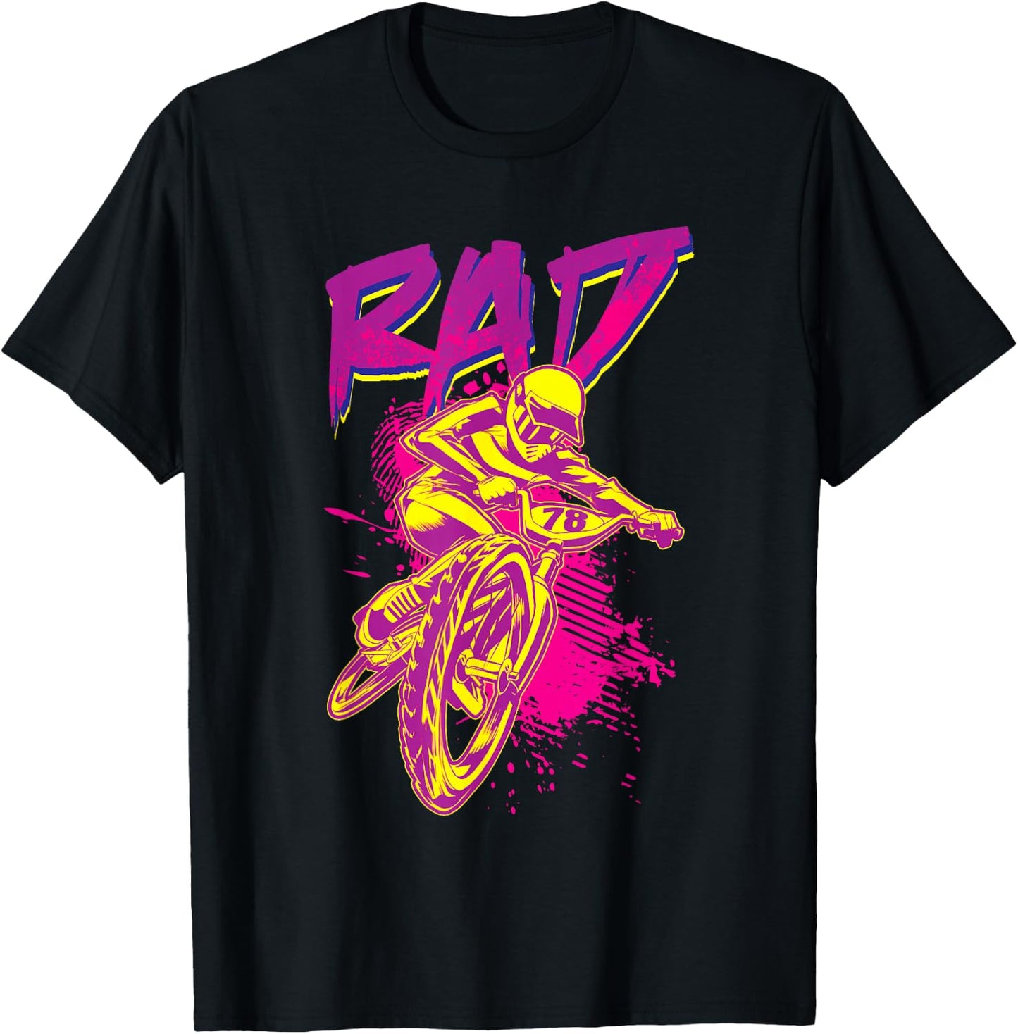 Rad BMX 80s T-Shirt - T-Shirt | Black