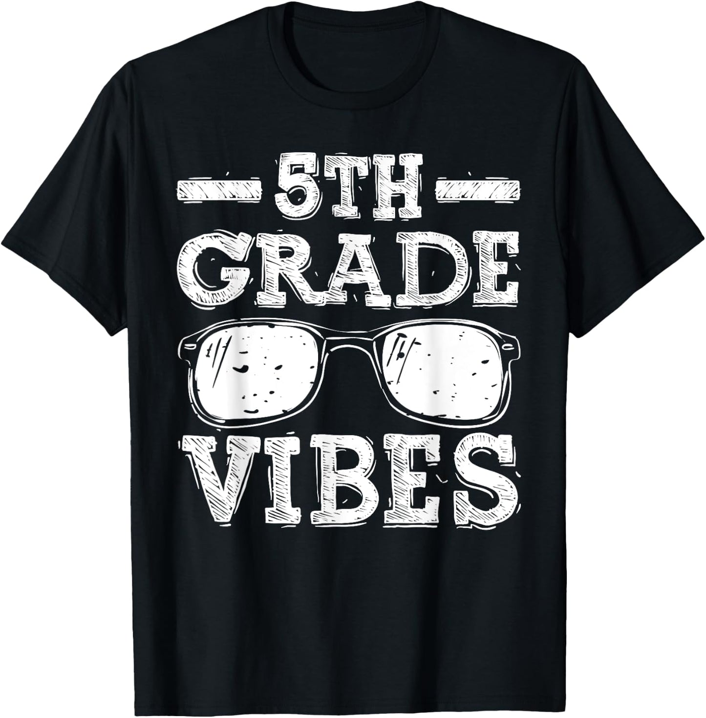 Back to School 5th Grade Vibes, First Day Teacher Children T-Shirt - T-Shirt | Black