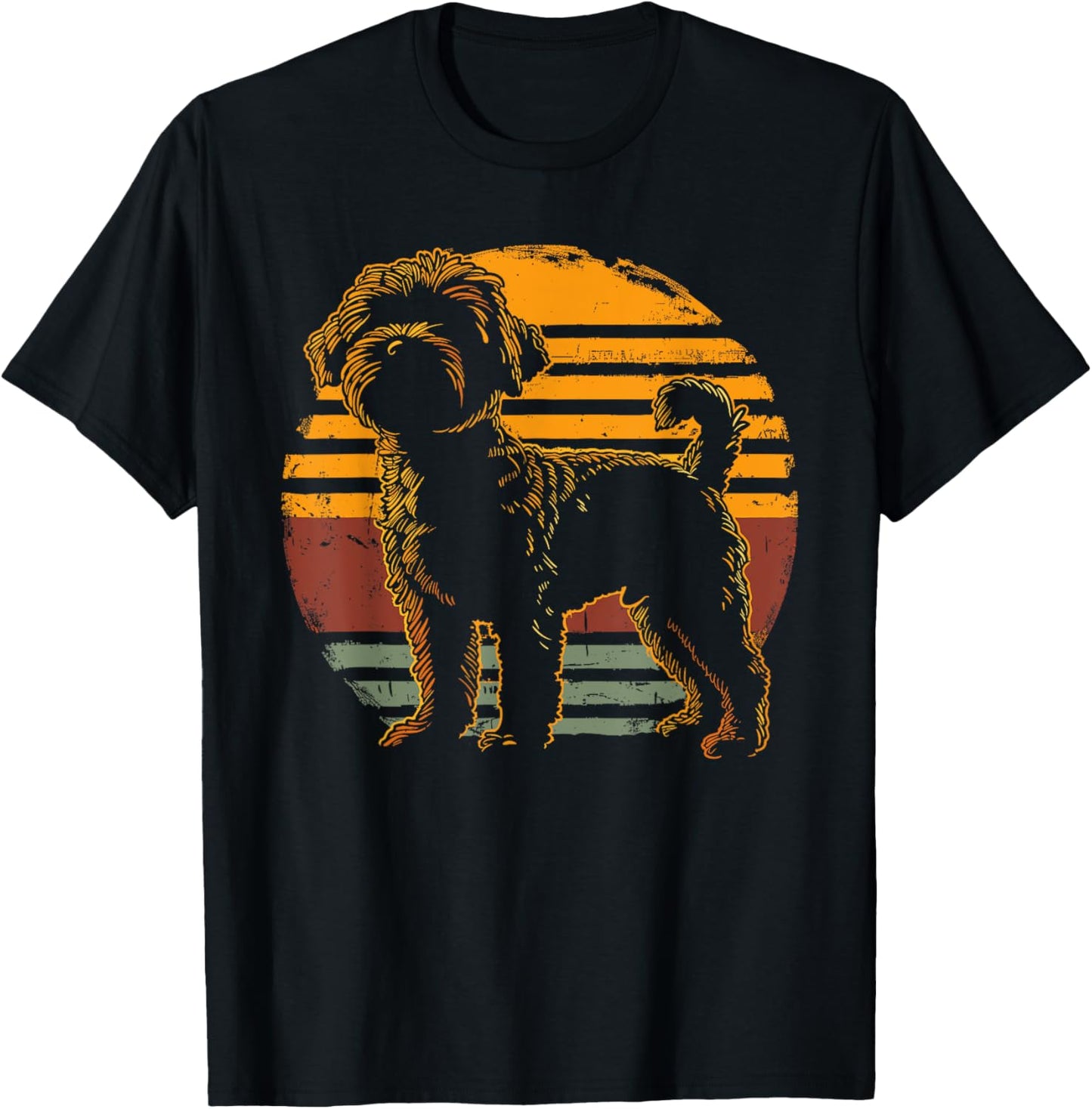 Retro Yorkipoo Dog Lovers Gift Vintage Yorkipoo Men Women T-Shirt - T-Shirt | Black