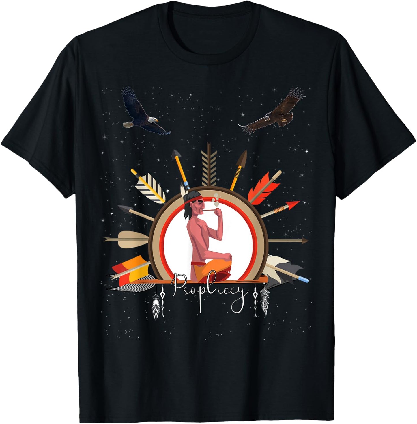 eagle condor prophecy Spiritual Shamanic Gift T-Shirt - T-Shirt | Black