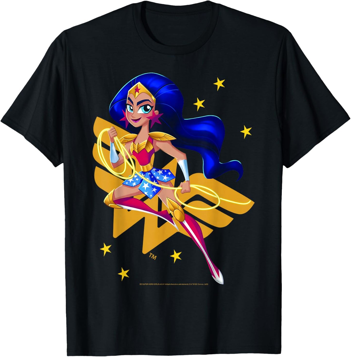 DC Comics Super Hero Girls Wonder Woman T-Shirt - T-Shirt | Black