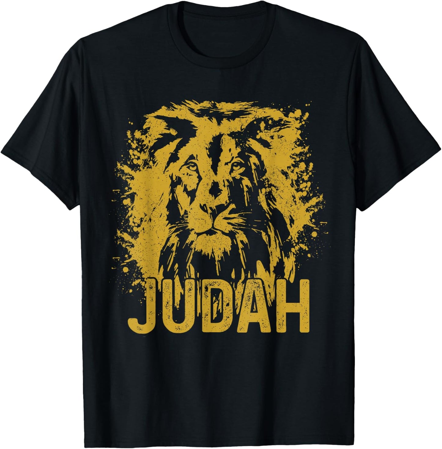 Lion Of Judah Rastafari Ethiopia Africa Reggae Lion T-Shirt - T-Shirt | Black