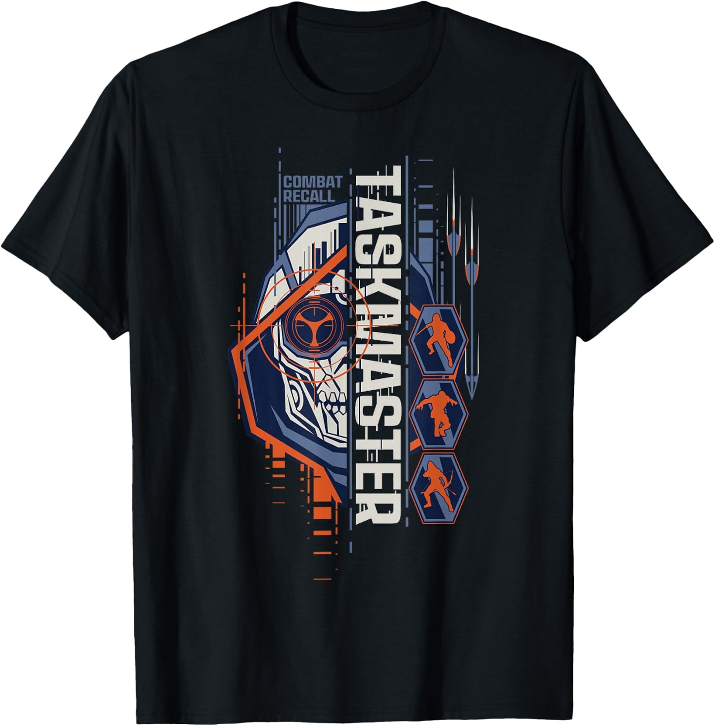 Marvel Black Widow Taskmaster Mask T-Shirt - T-Shirt | Black