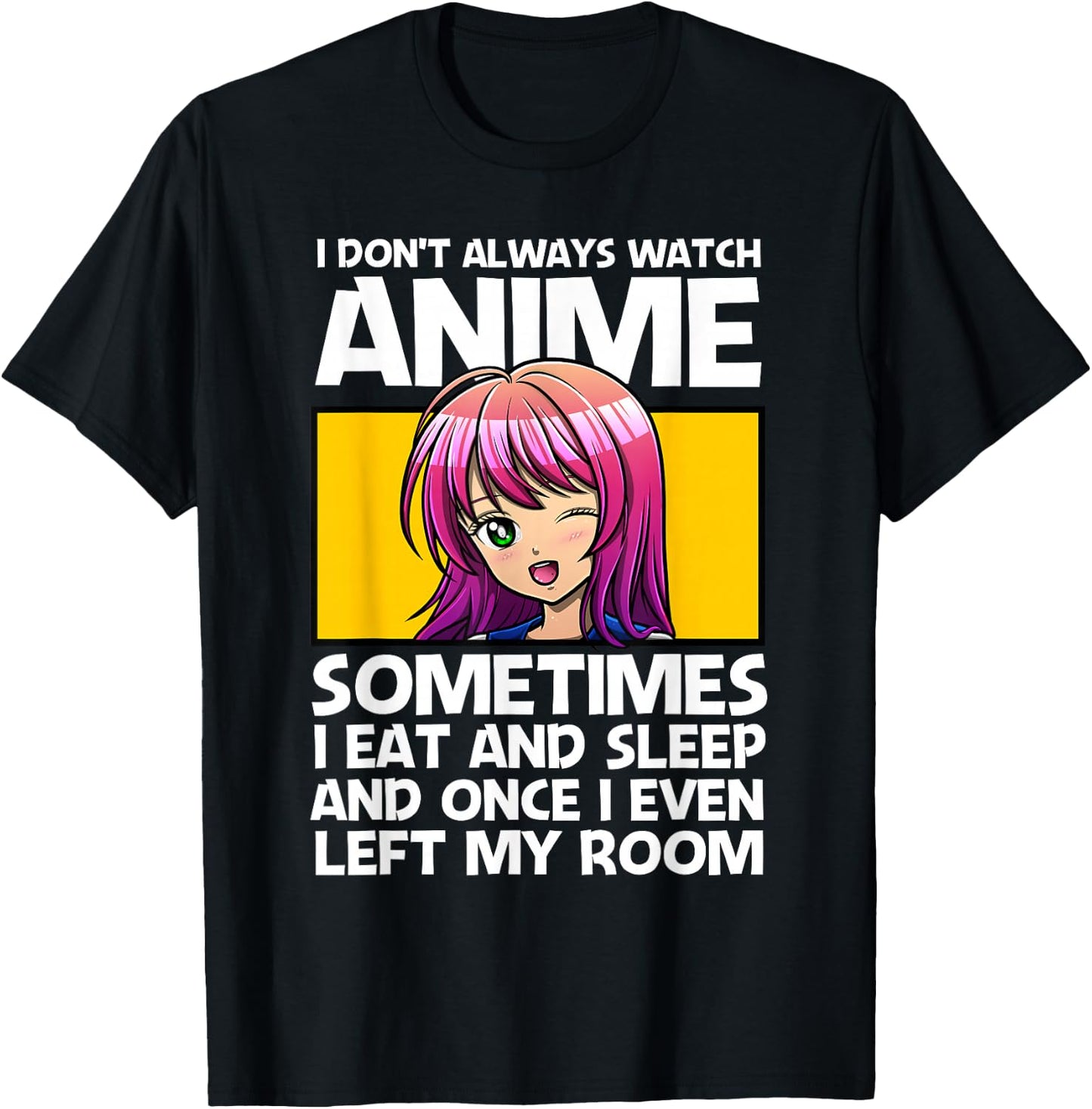 Anime Gift Teen Girls Men Anime Merch Anime Lovers Small T-Shirt - T-Shirt | Black