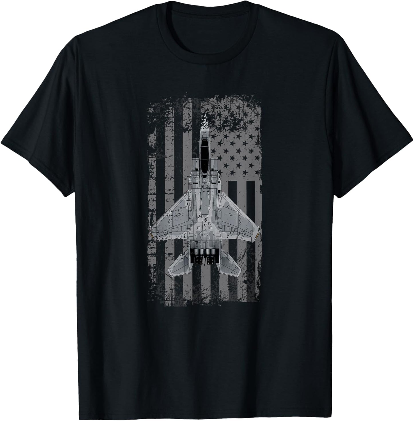 F-15 Eagle Military Pilot T-Shirt - T-Shirt | Black