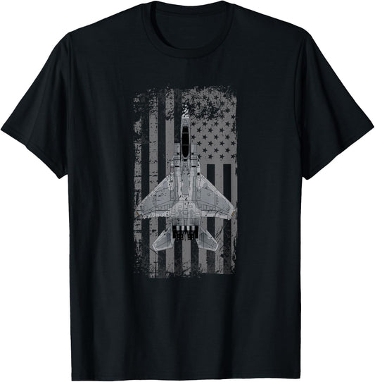 F-15 Eagle Military Pilot T-Shirt - T-Shirt | Black