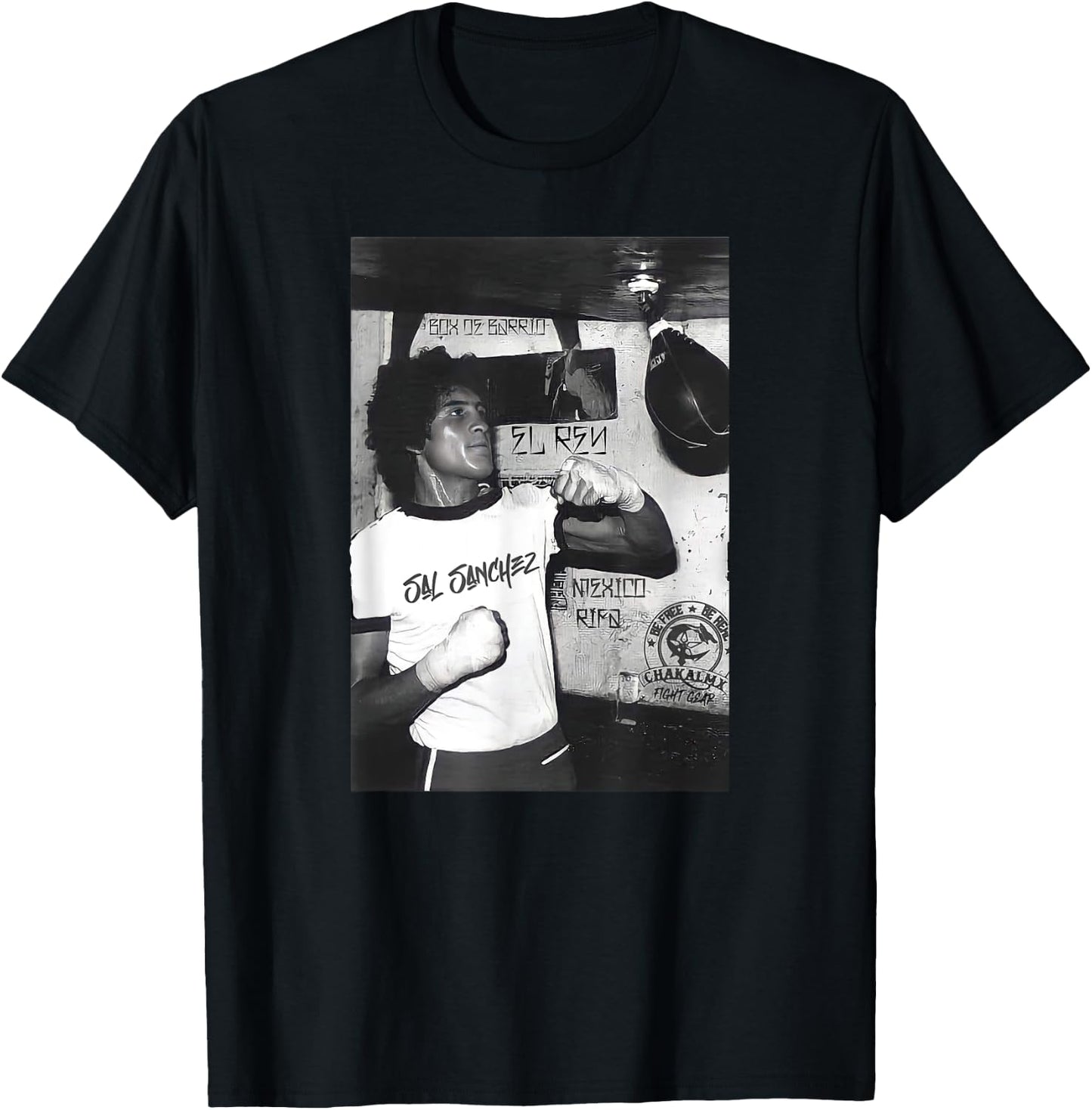 Sal Sanchez - Mexican Boxing King Chakalmx T-Shirt - T-Shirt | Black