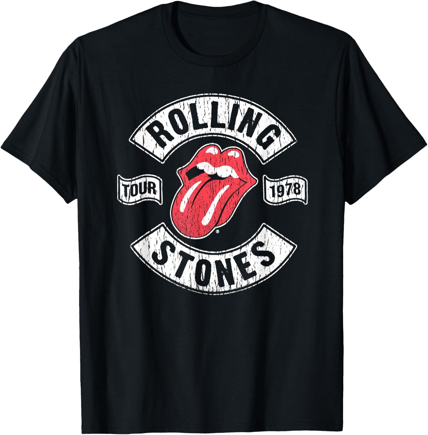The Rolling Stones Tour 1978 T-Shirt - T-Shirt | Black