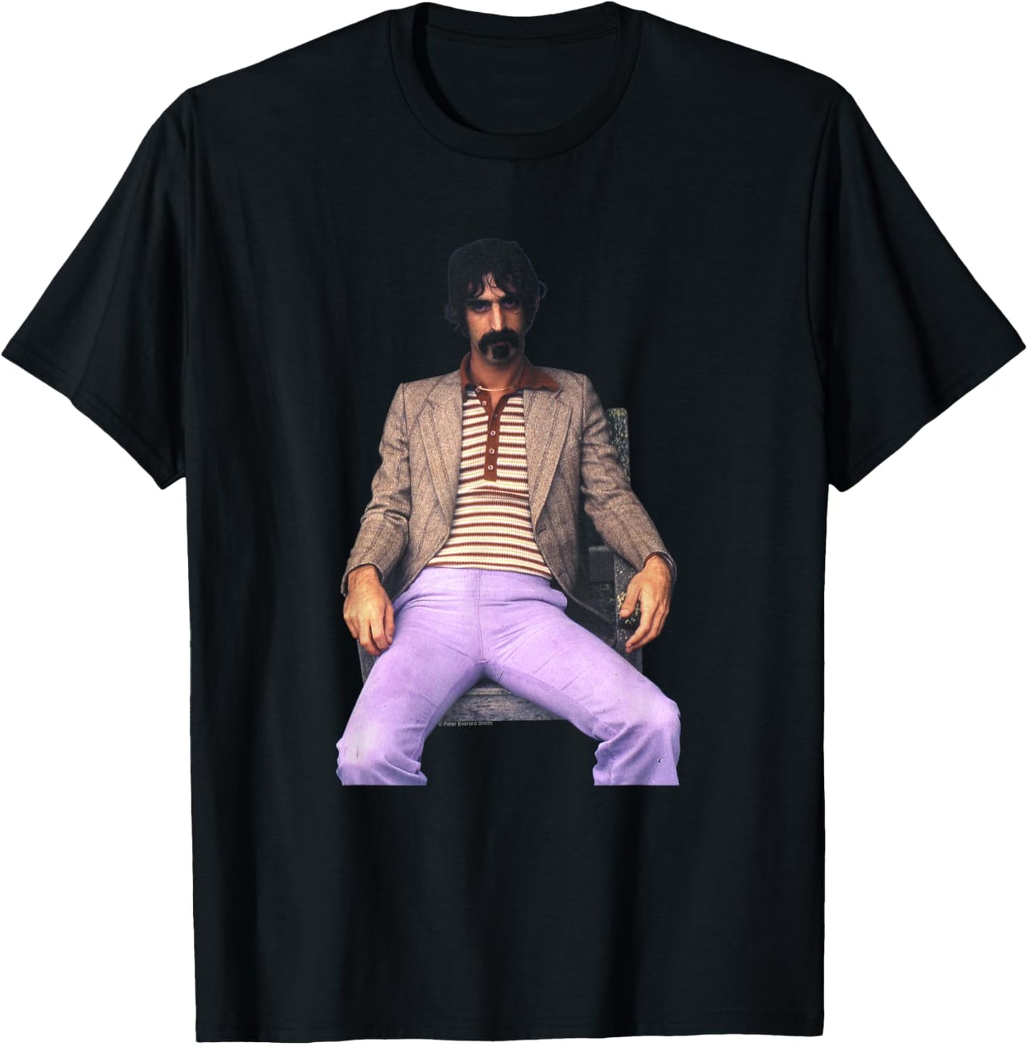 Frank Zappa Portrait By Everard Smith T-Shirt - T-Shirt | Black
