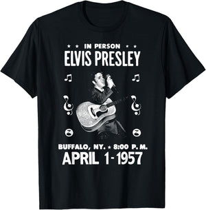 Elvis Presley Official Gig Poster Small T-Shirt - T-Shirt | Black