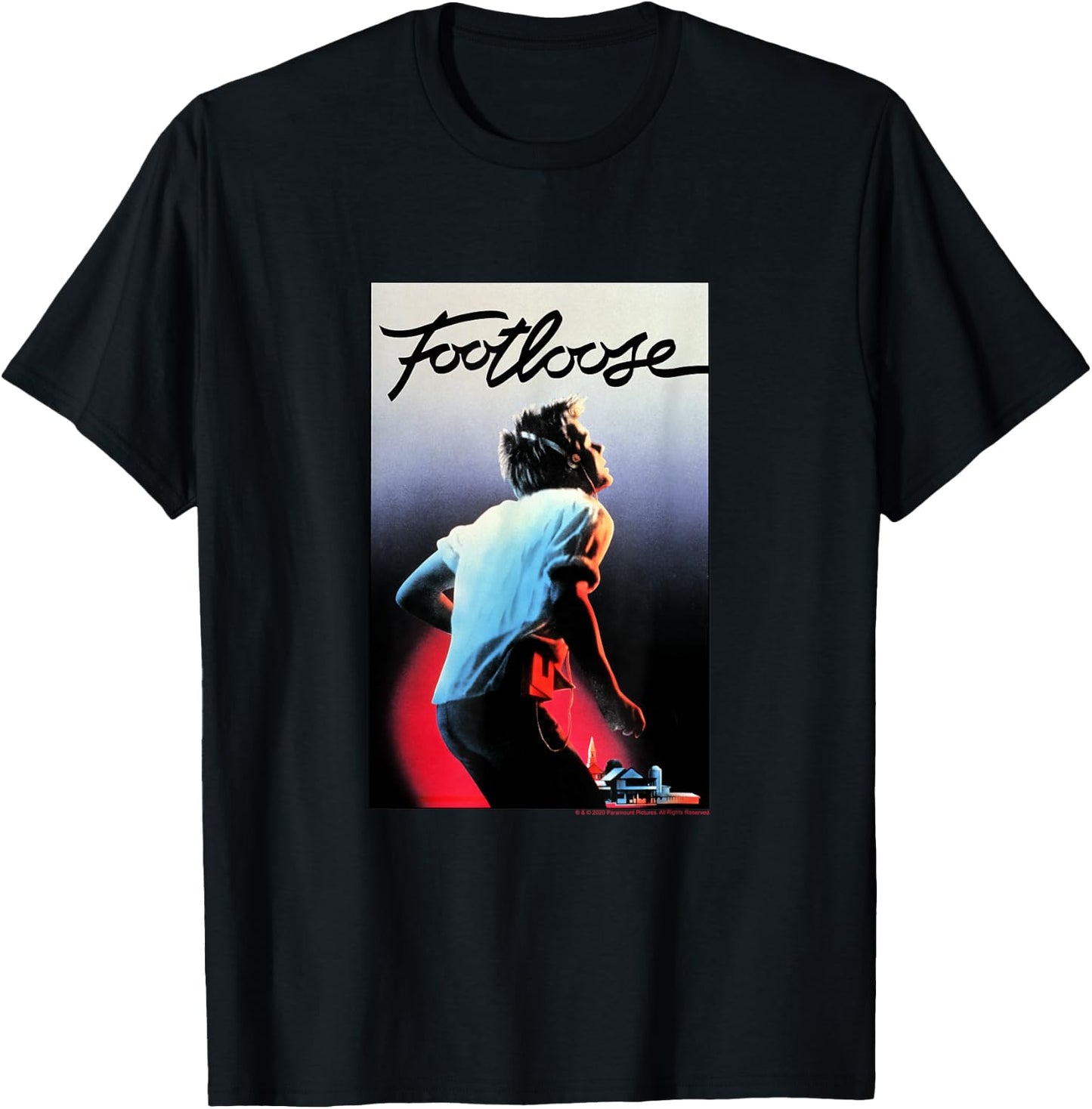 Footloose Poster Art T-Shirt - T-Shirt | Black