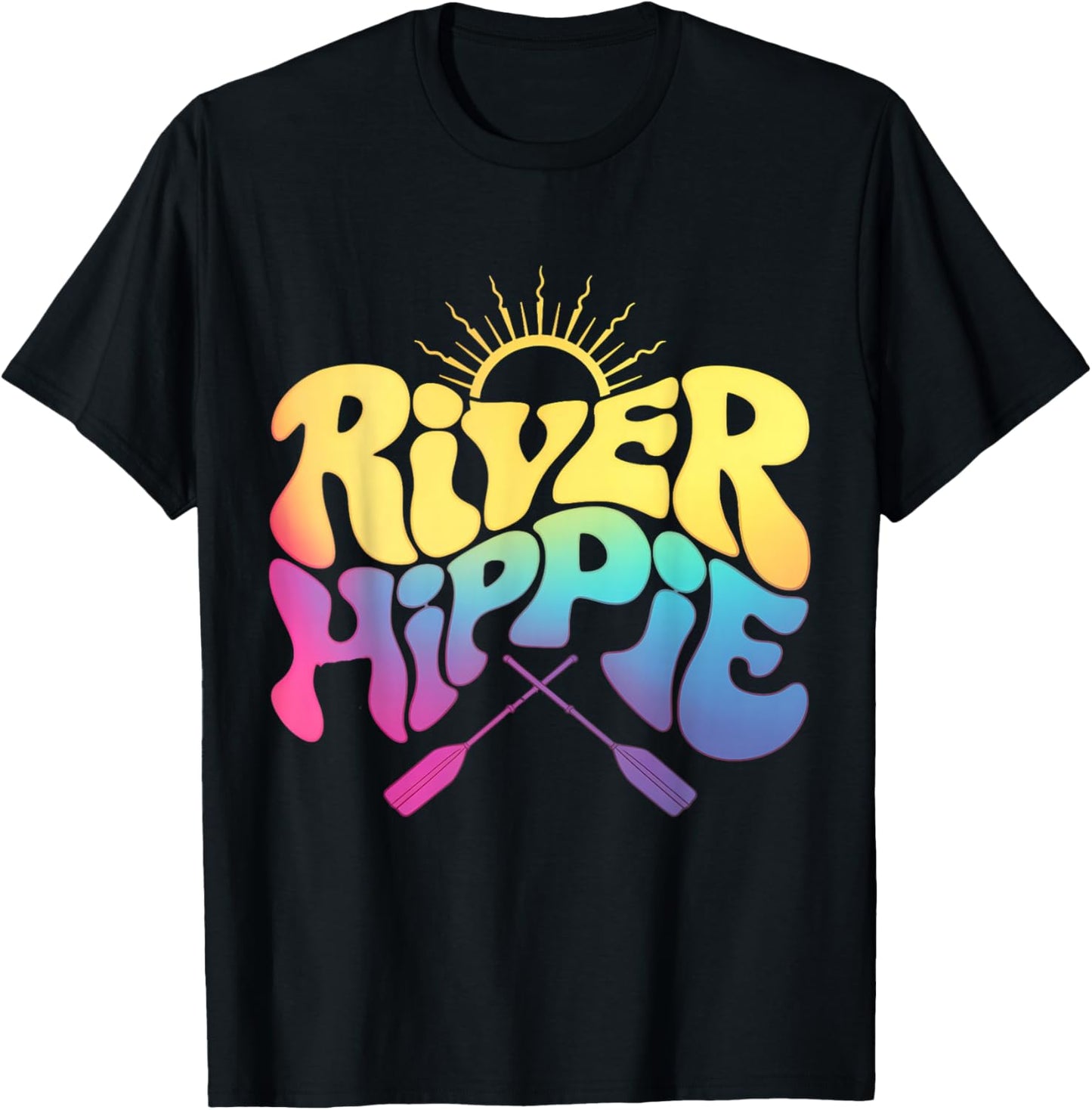 River Hippie T-Shirt - T-Shirt | Black