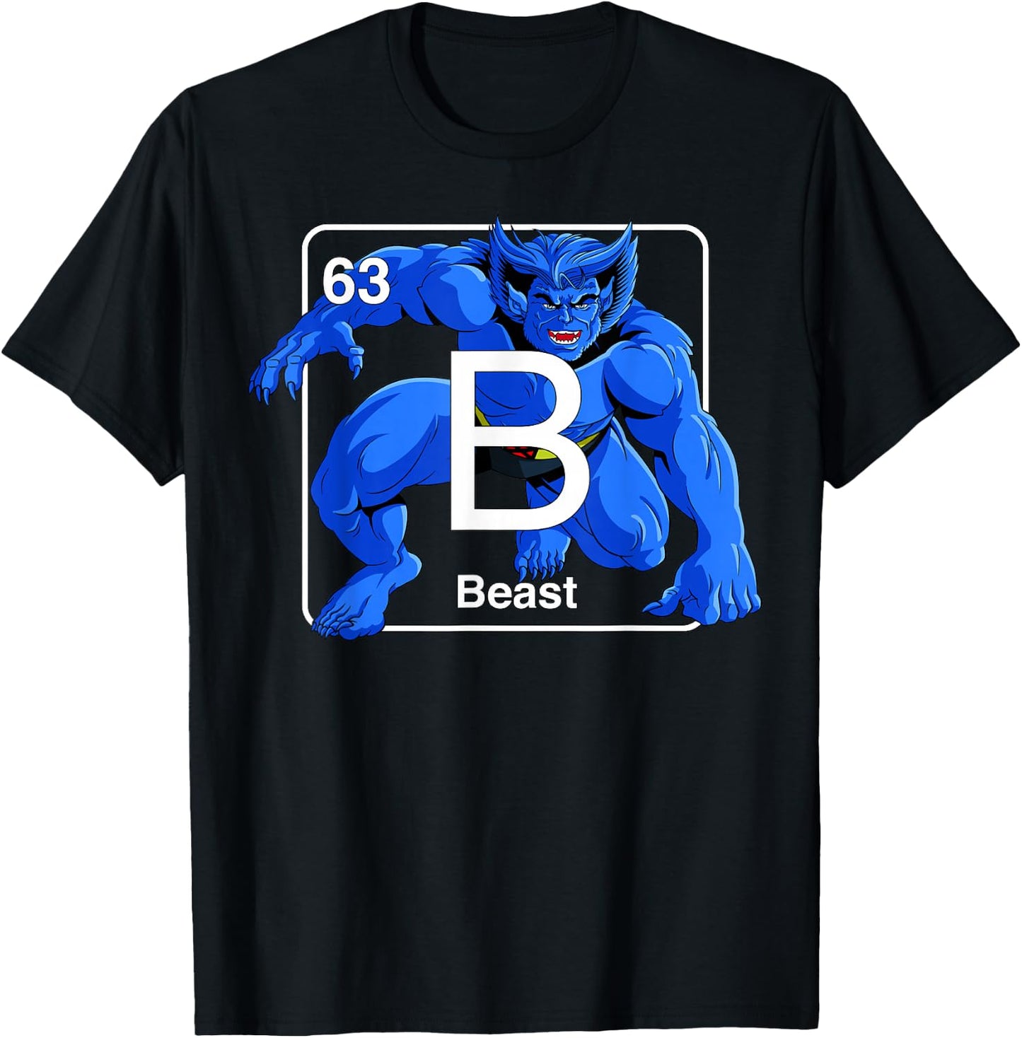 Marvel X-Men Beast Element T-Shirt - T-Shirt | Black
