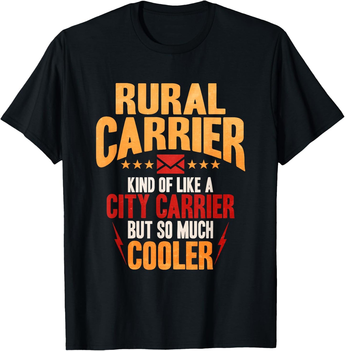 Rural Carrier Shirt Post Office T-Shirt - T-Shirt | Black