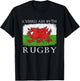 Cymru Am Byth Welsh Flag Rugby Dragon Red Wales Pride Gifts T-Shirt - T-Shirt | Black