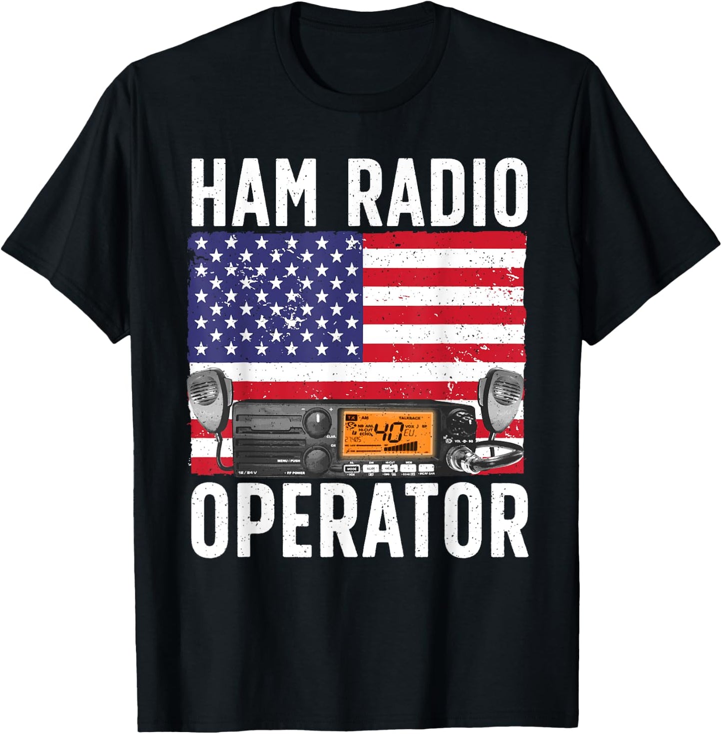 Cool Ham Radio Operator Art Women Ham Amateur Radio T-Shirt - T-Shirt | Black