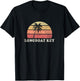 Longboat Key FL Vintage 70s Retro Throwback Design T-Shirt - T-Shirt | Black
