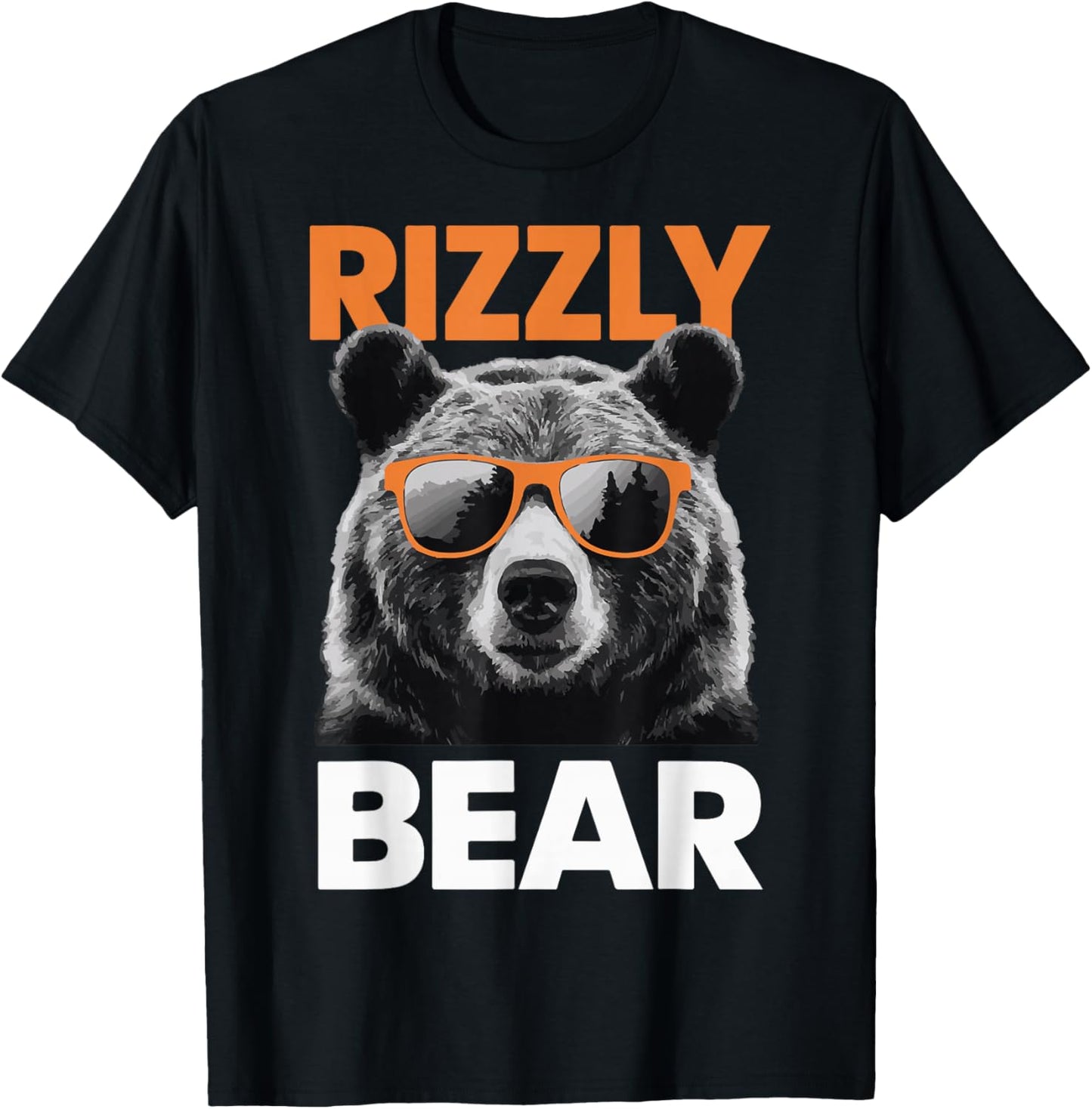 Rizzly Bear Grizzly Bear Grizzler T-Shirt - T-Shirt | Black