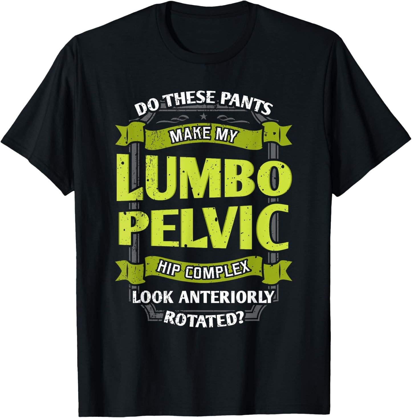Physical Therapy Apparel -Adults Black Small Modern Graphic Christmas Birthday Physical Therapy Gait Disorder Physiotherapy Therapist Gift T-Shirt - T-Shirt | Black