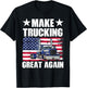 Make Trucking Great Again T-Shirt - T-Shirt | Black