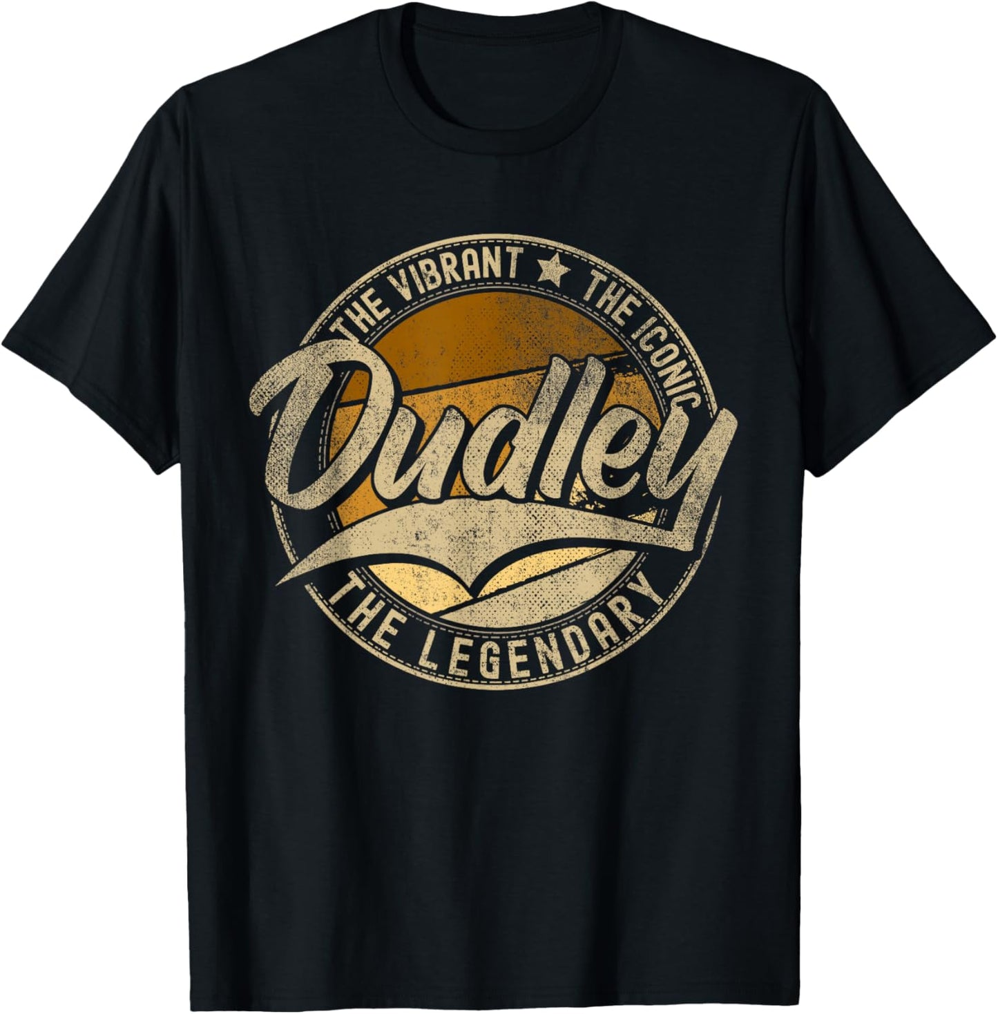 Dudley MA | Massachusetts | Vintage Distressed T-Shirt - T-Shirt | Black