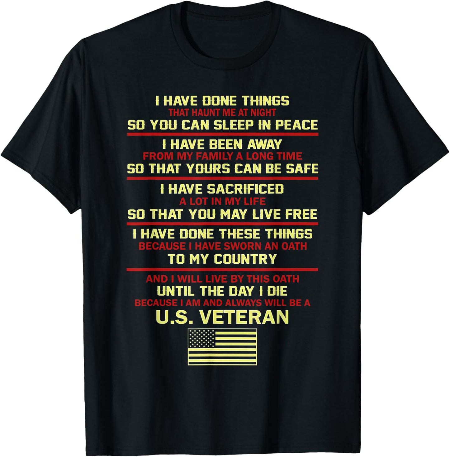 I Have Done Things That Haunt Me At Night T-Shirt - T-Shirt | Black
